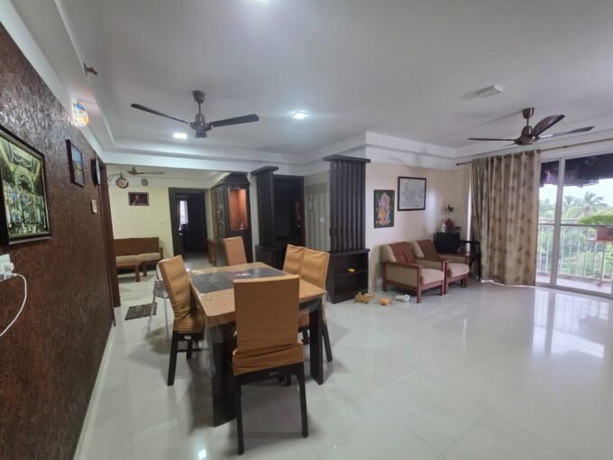 3 BHK Fully Furnished Flat-1680 sqft for sale in patturaikkal, Thrissur.