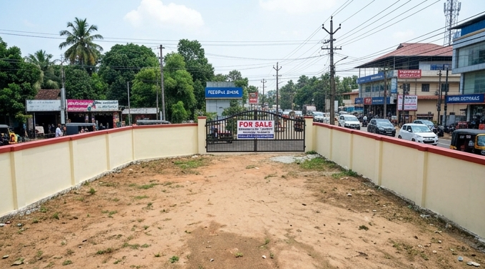 Commerical Land-10,20 cents for sale in Mannuthy, Thrissur