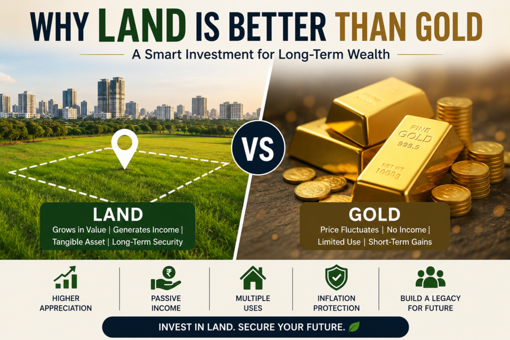 Why Land is Better Than Gold 