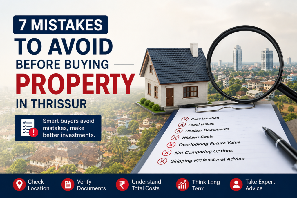property buying mistakes in Thrissur 